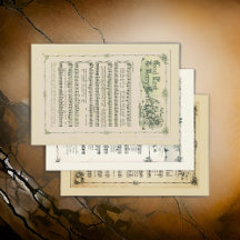 Christmas Sheet Music Melody | Geschenkwrap