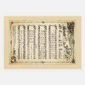 Christmas Sheet Music Melody | Geschenkwrap Geschenkpapier Set (Vorderseite 3)