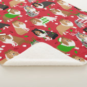 Christmas Sheltie Shetland Sheepdog Sherpadecke (3/4)