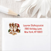 Christmas Shetland Sheepdogs (Insitu)