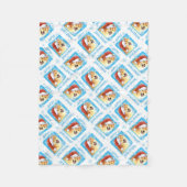 Christmas Shiba Inu Fleecedecke (Vorderseite)