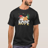 Christmas Shiba Inu Nope Lazy Dog Boys Girls Cloth T-Shirt (Vorderseite)