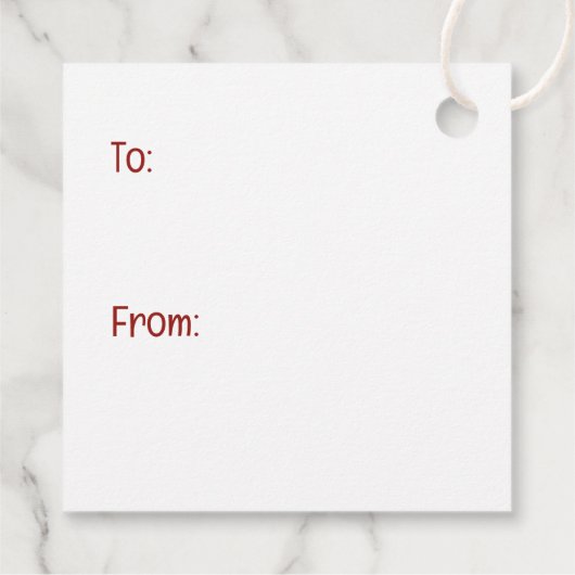 Christmas Shiba Inu Santa Dogs Geschenkanhänger (Rückseite)