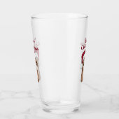 Christmas Shih Tzu Dog Glas (Rechts)