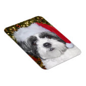 Christmas Shih Tzu Dog Magnet (Rechte Seite)