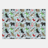 Christmas Shih Tzu Dogs Geschenkpapier Set (Vorderseite 2)