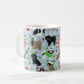 Christmas Shih Tzu Dogs Tasse (Vorderseite Links)