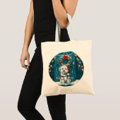 Christmas Shih Tzu Dogs Tragetasche (Vorderseite (Produkt))