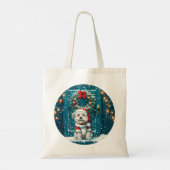 Christmas Shih Tzu Dogs Tragetasche (Rückseite)