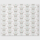 Christmas Shih Tzu Geschenkpapier (Flach)