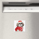 Christmas Shih Tzu Magnets Magnet (In Situ (Geschirrspüler))