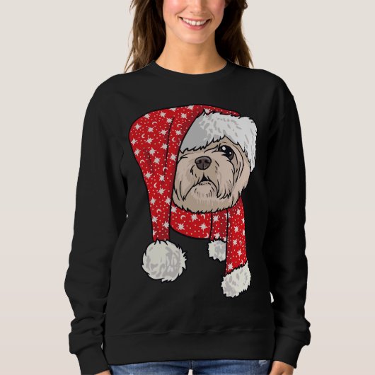 Christmas Shih Tzu Sweatshirt (Vorderseite)