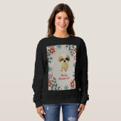 Christmas Shih Tzu Sweatshirt (Vorne ganz)