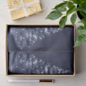 Christmas Shiny Blue Ribbon Tree Sparkle Seidenpapier (Geschenk)