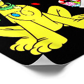 Christmas Shirt Cute La Fa Fa Swea Poster (Ecke)