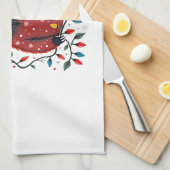 Christmas Shirt for Sloth Lover Gift Santa Buffalo Geschirrtuch (Viertel Falte)