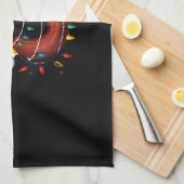 Christmas Shirt for Sloth Lover Gift Santa Buffalo Geschirrtuch (Viertel Falte)