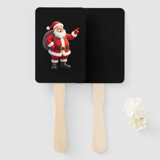 Christmas Shirts for Boys Kids Dabbing Santa Xmas  Fächer (Vorne und Hinten)