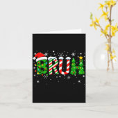 Christmas Shirts For Kids Boys Bruh Funny Christma Karte (Gelbe Blume)