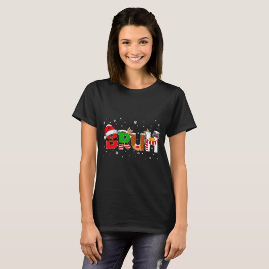 Christmas Shirts For Kids Boys Bruh Funny Saying C (Vorne ganz)