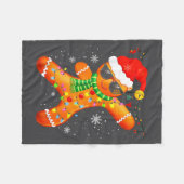 Christmas Shirts Kids Boys Toddler Gingerbread Xma Fleecedecke (Vorderseite (Horizontal))