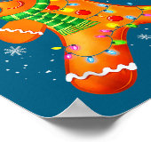 Christmas Shirts Kids Boys Toddler Gingerbread Xma Poster (Ecke)