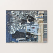 Christmas Shop Windows London, England, Vereinigte Puzzle (Horizontal)