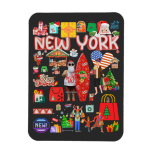 Christmas Shopping Magnet