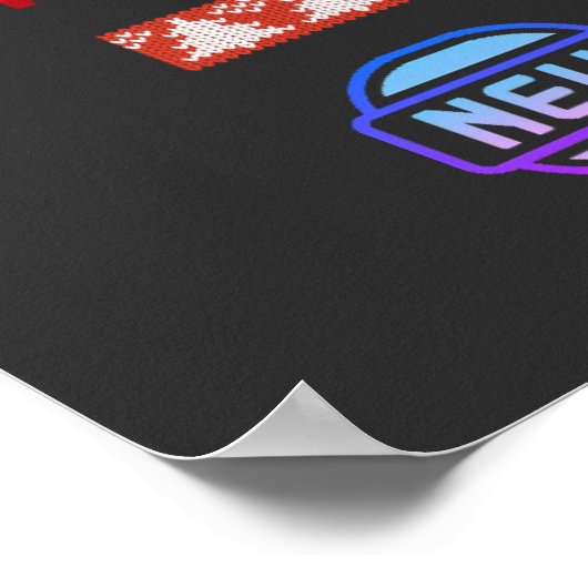 Christmas Shopping Poster (Ecke)