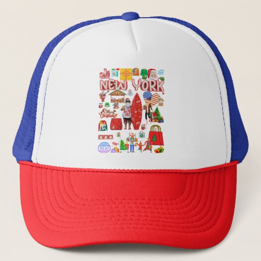 Christmas Shopping Truckerkappe (Vorderseite)