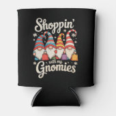 Christmas Shopping With My Gnomies Gnome Xmas Dosenkühler (Vorderseite)