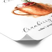 Christmas Signature Cocktail Bar Signs Poster (Ecke)