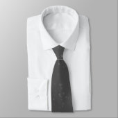Christmas Silver Gray Snowflake Neck Tie Krawatte (Gebunden)
