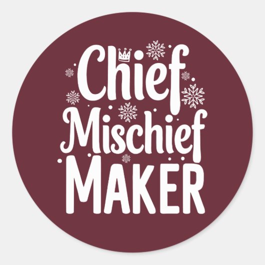 Christmas | Silvesteraufkleber Runder Aufkleber (Vorderseite)