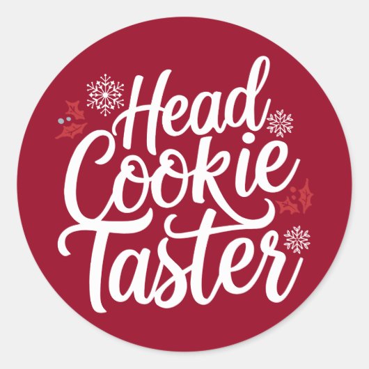 Christmas | Silvesteraufkleber Runder Aufkleber (Vorderseite)