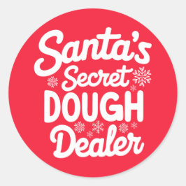 Christmas | Silvesteraufkleber Runder Aufkleber
