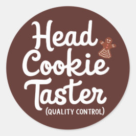 Christmas | Silvesteraufkleber Runder Aufkleber