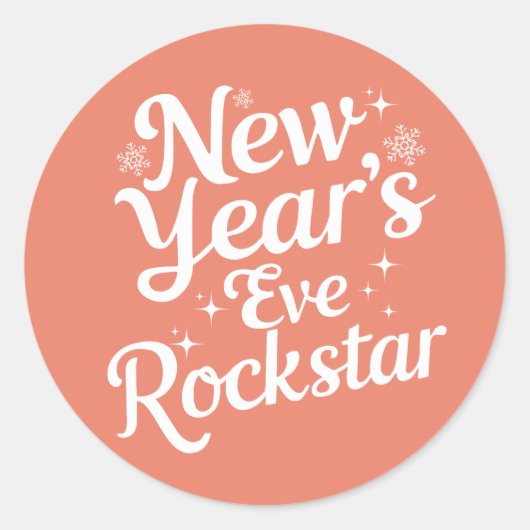 Christmas | Silvesteraufkleber Runder Aufkleber (Vorderseite)