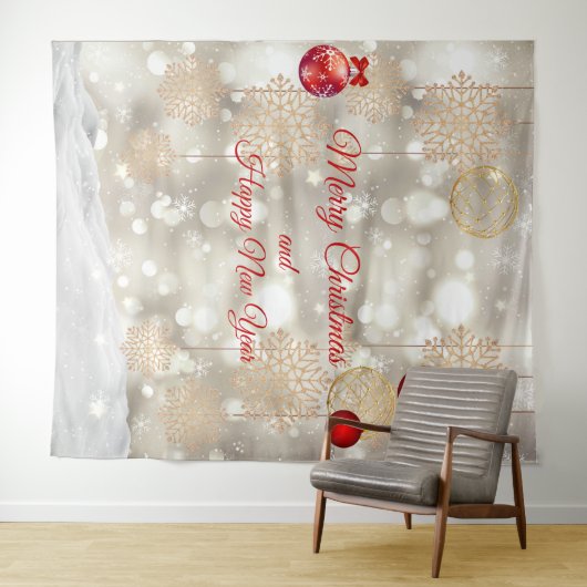 Christmas Simple Backdrop  Wandteppich (Beispiel (Horizontal))