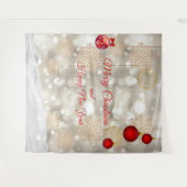 Christmas Simple Backdrop Wandteppich (Vorderseite (Horizontal))