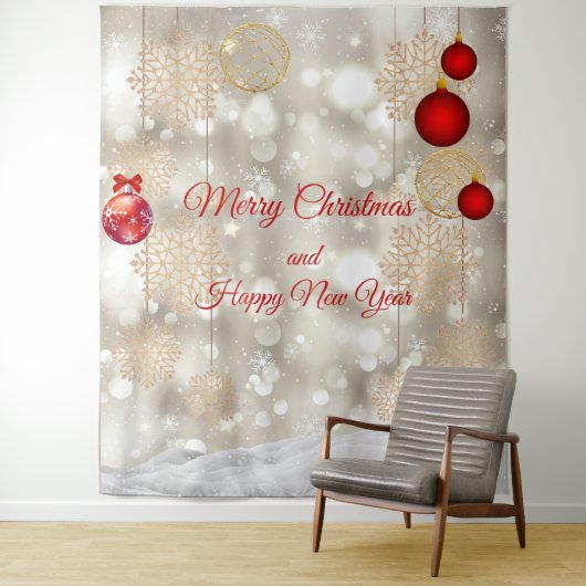 Christmas Simple Backdrop Wandteppich (Beispiel)