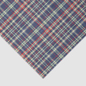 Christmas Simple Niedlich Navy Blue Karierte Muste Seidenpapier (Ausschnitt)