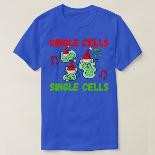 CHRISTMAS SINGLE ZELLEN SINGLE ZELLEN FUNNFORSCHUN T-Shirt (Design vorne)