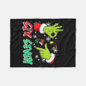 Christmas Six Seven 67 Funny Meme 6 7 Xmas Women M Fleecedecke (Vorderseite (Horizontal))