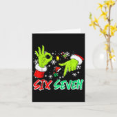 Christmas Six Seven 67 Funny Meme 6 7 Xmas Women M Karte (Gelbe Blume)