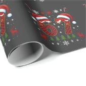 Christmas Six Seven 67 Santa Xmas Gen Alpha Geschenkpapier (Rolleneckpunkt)