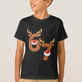 Christmas Six Seven 6 7 Meme Reindeer Boys Girls M T-Shirt (Vorderseite)