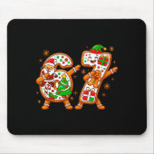 Christmas Six Seven Dabbing Cool Meme 67 Xmas Dab  Mousepad (Vorne)