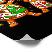 Christmas Six Seven Dabbing Cool Meme 67 Xmas Dab  Poster (Ecke)