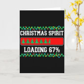 Christmas Six Seven Srit Loading 67 Meme Gen Z Alp Karte (Gelbe Blume)